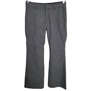 Banana Republic Rayan Fit Dress Pants Sz 4S Gray Wool Blend Stretch Lined Career